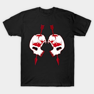 Skull and arrow art T-Shirt